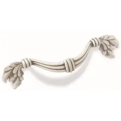 Ручка скоба для мебели Валмакс FS-180 096, 96 мм, серебро прованс 9003 белый матовый (ТЗ).