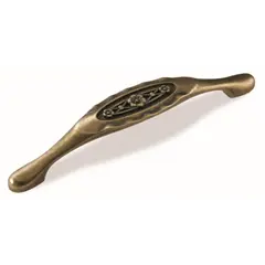 Ручка скоба для мебели Sagittario FS-128 128, 128 мм, бронза полированная (ТЗ).