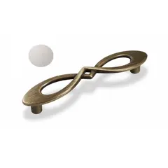 Ручка скоба для мебели Sagittario FS-134 096, 96 мм, сталь шлифованная.