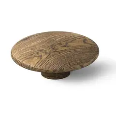 Ручка мебельная 74x29x25 мм, Дуб, Престиж Коричневый арт.Button HL-036M-br-d74