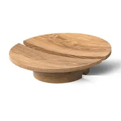 Ручка мебельная 130x60x32x32 мм, Дуб, Престиж Прозрачный арт.Duet HL-018.1M-tr