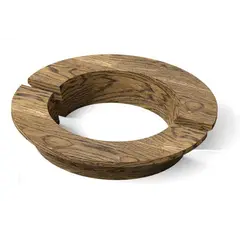 Ручка мебельная 138x69x24x64 мм, Дуб, Престиж Коричневый арт.Solea HL-025M-br