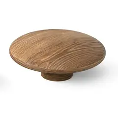 Ручка мебельная 37x22x15 мм, Дуб, Престиж Прозрачный арт.Button HL-036M-tr-d37