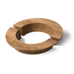 Ручка мебельная 138x69x24x64 мм, Дуб, Престиж Прозрачный арт.Solea HL-025M-tr