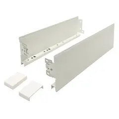 Боковые стенки ящика для направляющих CUBO, 350 мм, h=158 мм, белый арт.681-9350-9010