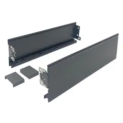 Боковые стенки ящика для направляющих CUBO, 350 мм, h=88 мм, антрацит арт.681-1350-7012