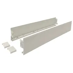 Боковые стенки ящика для направляющих CUBO, 550 мм, h=128 мм, серый арт.681-5550-7035