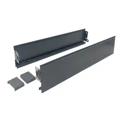 Боковые стенки ящика для направляющих CUBO, 450 мм, h=158 мм, антрацит арт.681-9450-7012