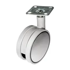 Опора колесная ОК 80 мм пластик. площадка б/торм.м/х (ОКП80М.Х)