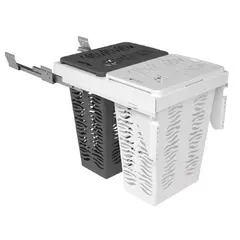 Корзина для белья выдвижная, 60 л (2х30), шкаф 450мм арт.594