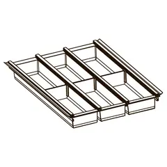 Лоток в ящик 400 мм белый Cuisio Ninka арт.2251.52.40686