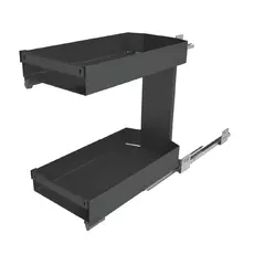 Корзина выдвижная, шкаф 400мм арт.004PRO.SIGE.400