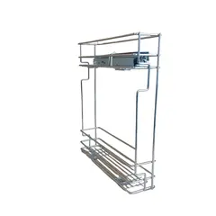 Бутылочница выкатная в базу 150мм, с доводчиком, правая арт.B150-R