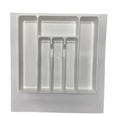 Лоток 500-550 мм серый, ПС, насечки с обратной стороны, арт.Лоток 500-550 сер ПС