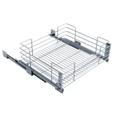 Корзина-ящик выдвижная, высота 200 мм, шкаф 600мм арт.116G.200.600