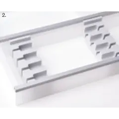 Боковая панель для лотка 463 мм черный Cuisio Ninka арт.2058.53.40571