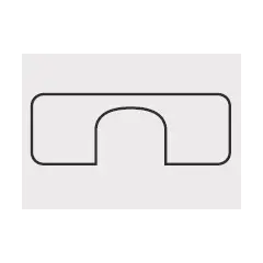 Заглушка на чашку петли 896 в присадке 52 мм, никель арт.896-5290-733