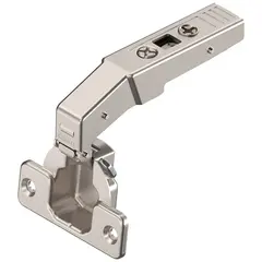 Петля Clip top под фальшпанель 83°, вкладная,  без пружины, чашка петли: на шурупы, никель арт.78T9550.83