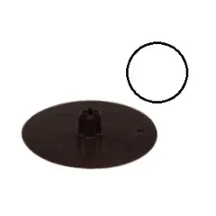 Заглушка для эксцентрика 35 для кроватей, белый арт.153-136-L35B-WH