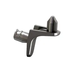 Полкодержатель серии 172, для полок ДСП, никель арт.172-1910-040900-N