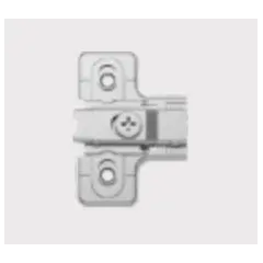 Планка для петли 896, высота 4 мм, крестовая, 3D регулировка арт.896-0KA4-733