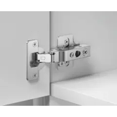 Петля 896 с регулировкой доводчика, Накладная, 52мм, чашка с винтами, Черный никель арт.896-0AP2-981