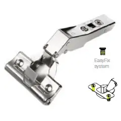 Петля мебельная Titus T-Type Glissando угловая 45 градусов с доводчиком 110/45/9 мм  и cистемой ускоренной сборки Easy-fix Арт: 701-0D98-650-00