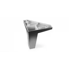 Опора мебельная нерегулируемая X-041 100 сатин светлый