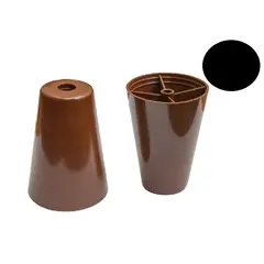 Опора мебельная Н-100, черный арт.ОМ100(ч)