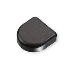 Декор к петле Mini для стекла черный полукруг арт.245-0652-390-00