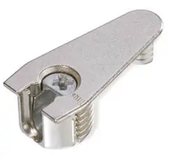 Эксцентрик мебельный распорный с фиксатором Titus System 6 Quickfit-Expando установка сверху для плиты 16 мм никель. Арт: 006455-847-001