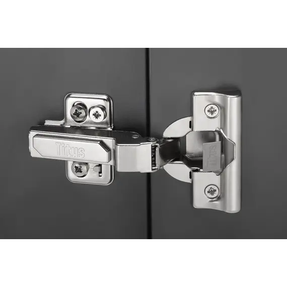 Петля мебельная Titus S-Type i3 угловая (24гр) 110/45/9 мм. арт.242-0W48-650-00 - 2