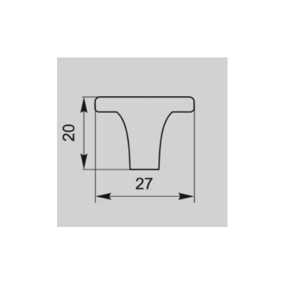 Ручка кнопка для мебели Валмакс FM-104 000 Cr, 0 мм, хром глянцевый кристаллы (ТЗ). - 1