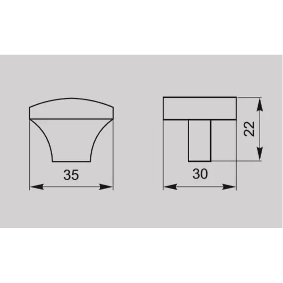 Ручка кнопка для мебели Валмакс FB-023 000, 0 мм, серебро прованс 9003 белый матовый (ТЗ). - 1