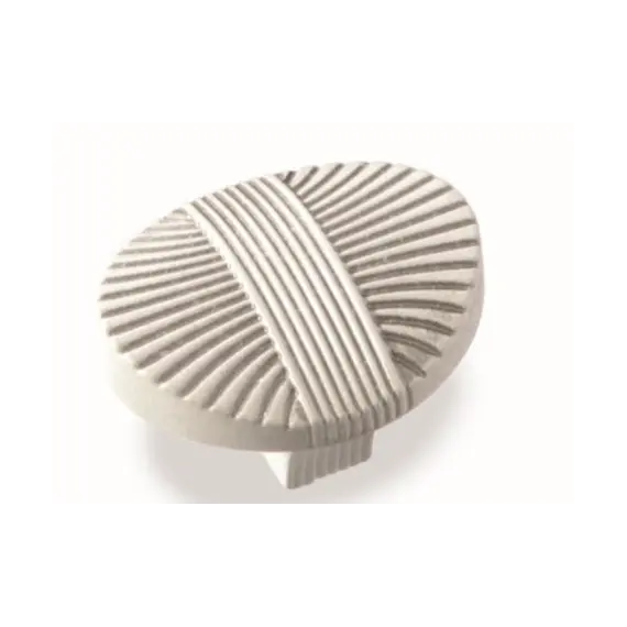 Ручка кнопка для мебели Валмакс FB-023 000, 0 мм, серебро прованс 9003 белый матовый (ТЗ).