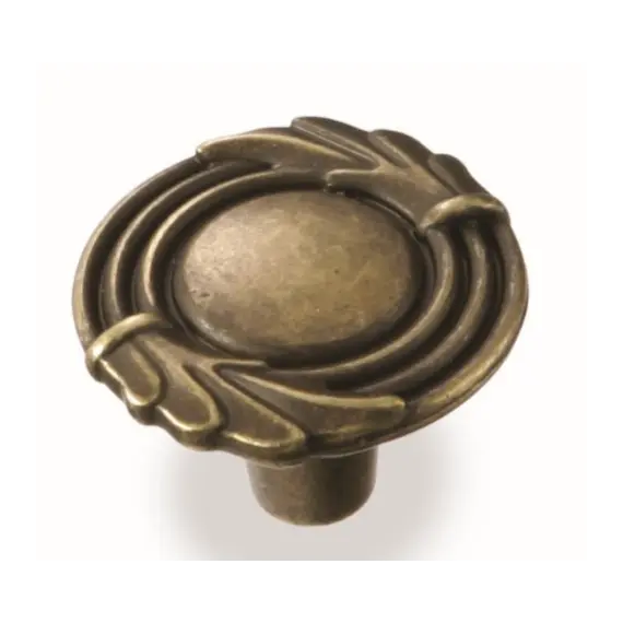 Ручка кнопка для мебели Валмакс FB-055 000, 0 мм, бронза старая (ТЗ).