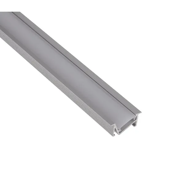 Профиль ZENOLINE 2 м, алюм, молочный рассеиватель арт.PROFIL-ZENOLINE-OP-2M-W