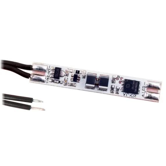 Выключатель в LED профиль PCB XC60 12VDC 5A, провод 2 м арт.WYL-XC60-NI-02W