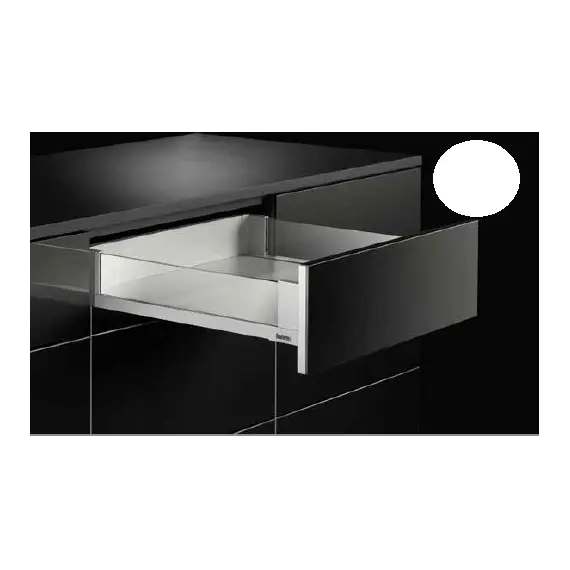 Выдвижной ящик со стеклянными стенками Titus Tekform slimline DW70 450 мм, стекло, белый арт. 655-7U45-152-00