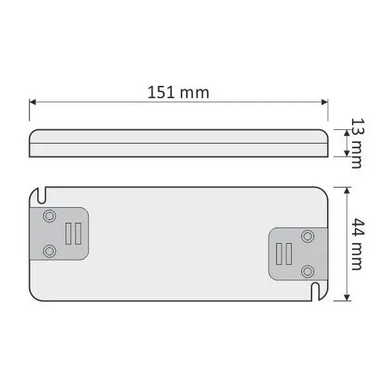 Блок питания SLIM FLAT LED 15W 12VDC, без проводов арт.TRA-F-15W-T-01 - 1