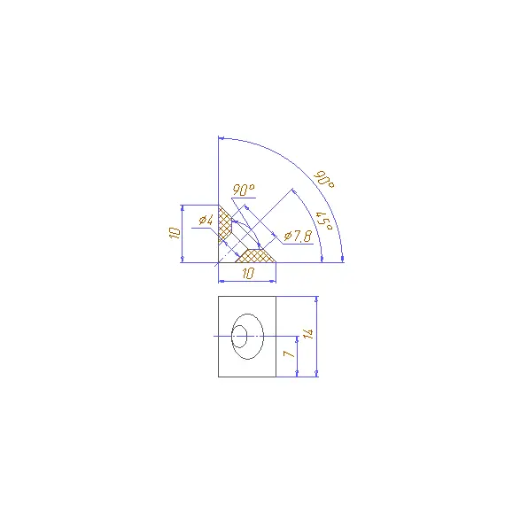 Фиксатор задней стенки (бук) - 1