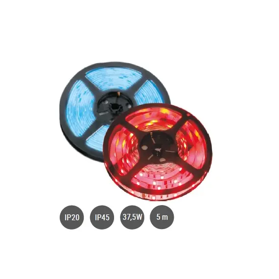 LED лента RGB 150 LED IP45 10 мм 37,5W/5m арт.R-LFL3-10MM-150-RGB1