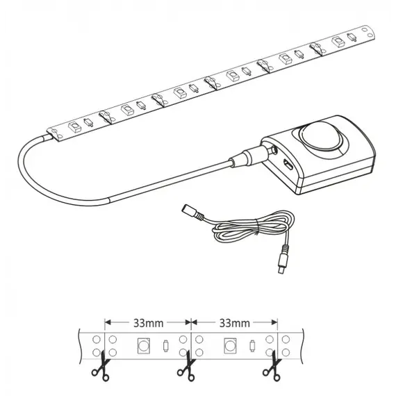 LED лента BLIX LED 1 м 4000К 2,5W/1m арт.BLIX-1M-40K-01 - 3