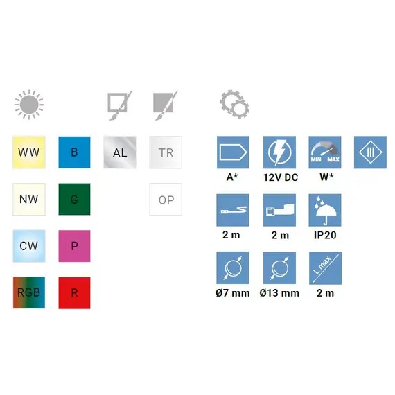 Профиль для LED ленты PROFIL SKYLINE 2 м, алюм, молочный рассеиватель арт.PROFIL-SKYLINE-OP-2M-W - 1