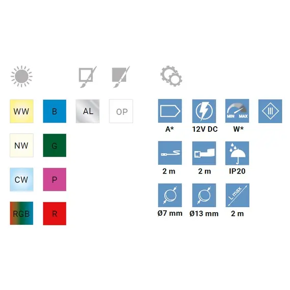 Профиль для LED ленты PROFIL CORNER LINE 2 м, алюм, молочный рассеиватель арт.PROFIL-CORNERLINE-OP-2W - 1