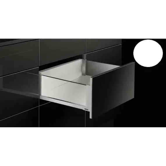 Выдвижной ящик со стеклянными стенками Titus Tekform slimline DW145 500 мм, стекло, белый арт. 655-7W50-152-00