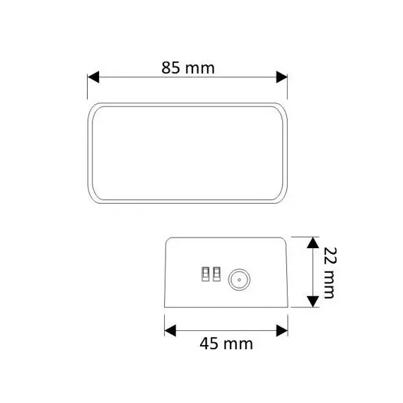 Контроллер LED MONO RF 4-зоны 2.4GHZ 12VDC 10A   арт.STER-MONO-RF-10A-01 - 1