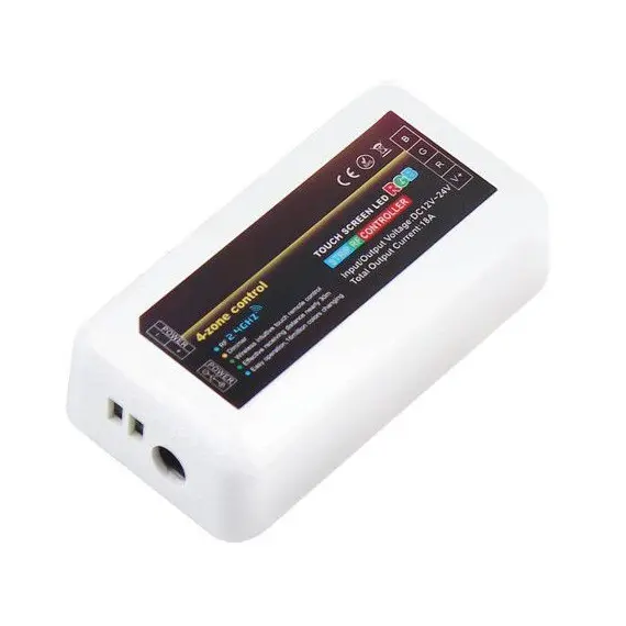 Контроллер LED RGB RF 4-зоны 2.4GHZ 12VDC 10A арт.STER-RGB-RF-10A-01