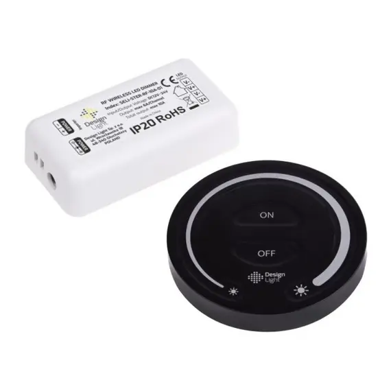 Контроллер SELI LED MONO RF с пультом, один выход, черный арт.SELI-Z-1P-RF-10A-CZ-01