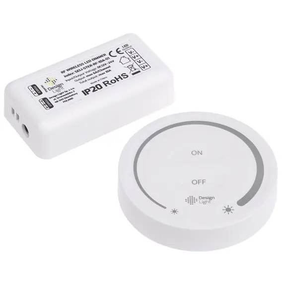 Контроллер SELI LED MONO RF с пультом, один выход, белый арт.SELI-Z-1P-RF-10A-01